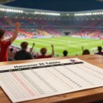 Teilnehmer: Hannover 96 Tabelle aktuell und übersichtlich